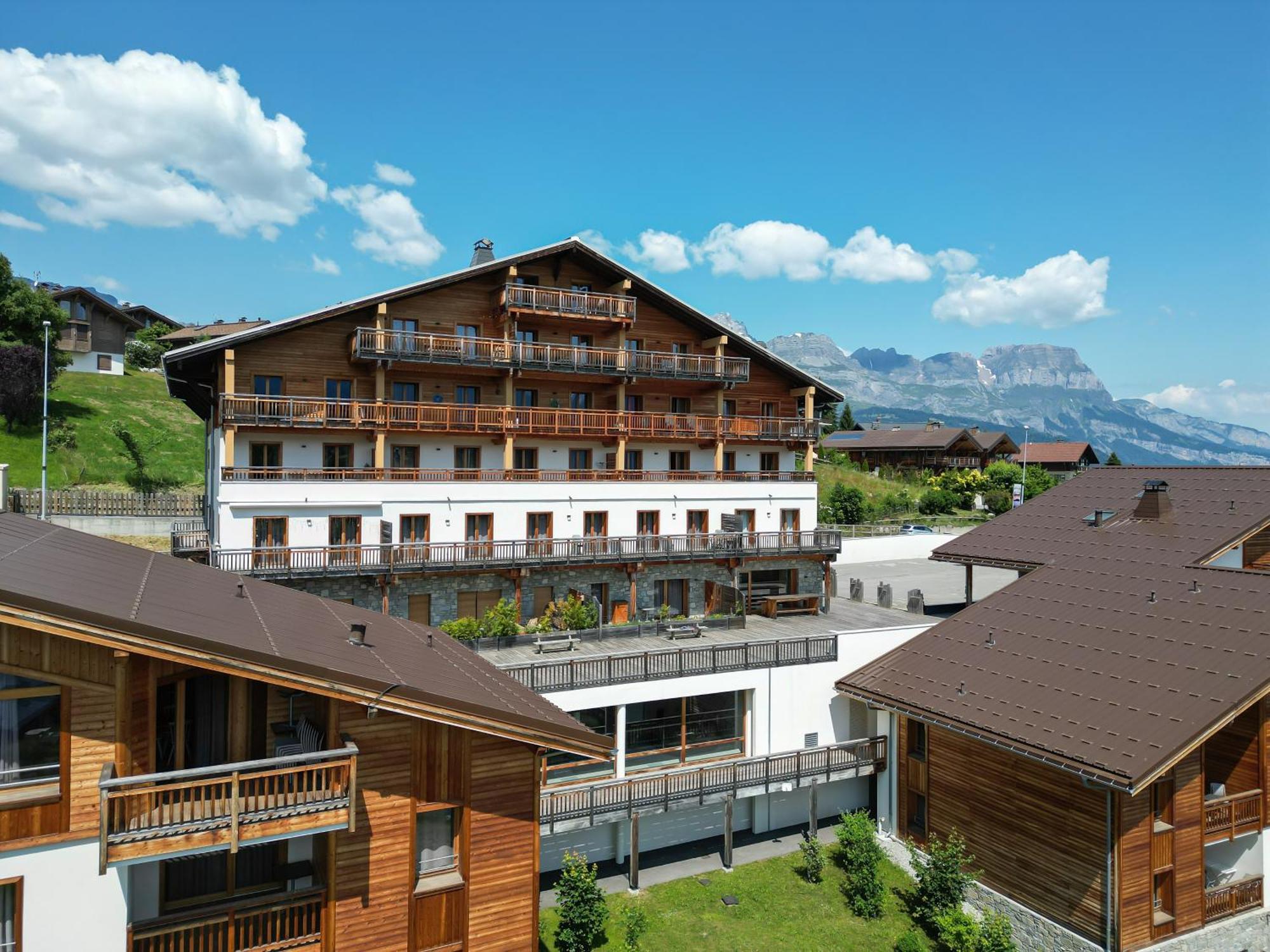 꽁블루 Terresens - Les Fermes Du Mont-Blanc 아파트 호텔 외부 사진